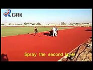 Spray Coat track installation
