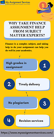 Why take Finance Assignment Help from subject matter experts?