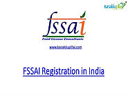 Food Registration Online consultant India