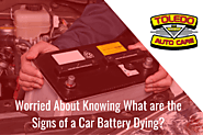 What are the signs of a car battery dying?