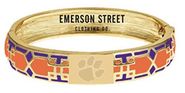 Emerson Street Clothing Clemson Tigers Mosaic Bangle Braclet