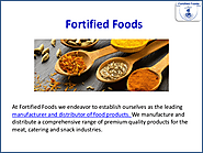 Ready Meal Mix - Fortified Foods