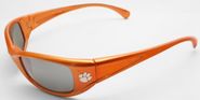 NCAA Clemson University Tigers Orange Sport Wrap Sunglasses with Logo