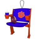 Clemson Tigers Official NCAA 4 inch x 3 inch Stadium Seat Ornament