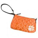 Clemson Tigers NCAA Quilted Wristlet Purse Wallet