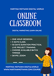 Digital Marketing Course in Udaipur| Digital Marketing Class Online | Martina Motwani Digital World