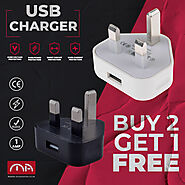 Buy 2 Get 1 FREE USB Charger | Mobile Accessories UK