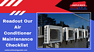 Readout Our Air Conditioner Maintenance Checklist | Castle Rock