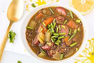 Instant Pot Lentil Soup with Sausage - Clean Eating Kitchen