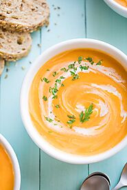 Family-Favorite Instant Pot Sweet Potato Soup - Two Healthy Kitchens