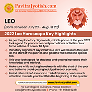 2022 Leo Horoscope Free Predictions