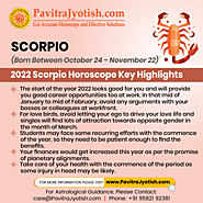 2022 Scorpio Horoscope Free Predictions