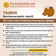 2022 Taurus Career and Business Horoscope