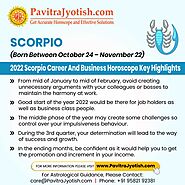 2022 Scorpio Career and Business Horoscope