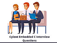 Cyient Embedded C Interview Questions in 2021