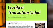 Certified Translation Dubai | Smore Newsletters