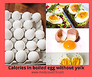 Calories In Boiled Egg Without Yolk Good or Bad