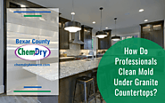 How Do Professionals Clean Mold Under Granite Countertops | San Antonio, TX