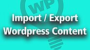 How to export a WordPress Site (3 Easy Methods) - WordPress India