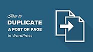The Four Methods Of Duplicating a WordPress Page or Post