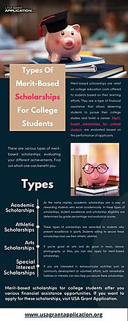 Types Of Merit-Based Scholarships For College Students - JustPaste.it