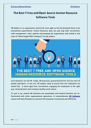 The Best 7 Free and Open Source Human Resource Software Tools