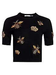 Ciara Bee Embroidered Pullover