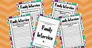 Printable Family Interview Pack