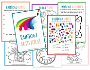 Free Printable Rainbow Worksheets and Coloring Pages