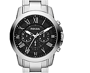 Fossil Men's Grant Stainless Steel Chronograph Quartz Watch | Best Fossil Watches For Men