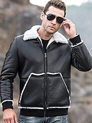 What About a Leather Shearling Jackets Blazer For Men?