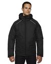 North End Linear Mens Black Insulated Liner Snow Ski Winter Hooded Jacket Coat