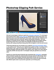 Photoshop Clipping Path Service | edocr