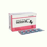 Buy Cenforce 50mg tablet | Sildenafil | mygenerix.com