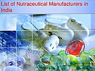 Nutraceutical Companies in India | Nutraceutical Manufacturers in India