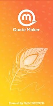 1. Open Quote Maker App