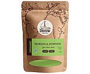 Buy Organic Raw Moringa Oleifera Powder (100g) | Dhow Nature Foods