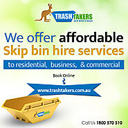 We Offer Affordable Skip Bin Hire Services!!
