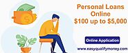 Get Online Personal Loans - Easyqualifymoney.com