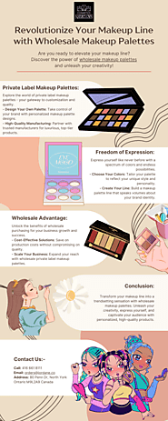 Unlock Your Brand's Potential: Wholesale Makeup Palettes for Personalized Cosmetics
