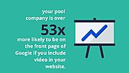 Pool Marketing Experts teach Pool Builders & Pool Service how to win at SEO using Video Marketing