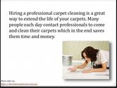 The Benefits Of Hiring Professional To Clean Your Carpets