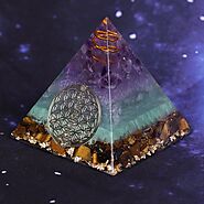 Energy Generator With Orgone Pyramid Stone For Meditation & Balancing | Chakra Balancing, Healing Stones And Crystals