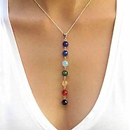 Necklace 7 Chakra Gem Stone Beads | Chakra Balancing, Healing Stones And Crystals