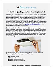 Guide to Quality Air Duct Cleaning Service | Dryer Kings