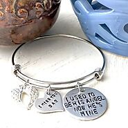 In Memory Of Sympathy Gift Jewelry - Hand Stamped Trinkets