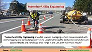 Subsurface Utility Engineering Jobs In Virginia, USA | Line Locators