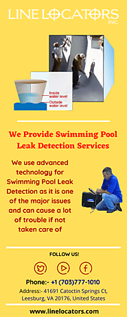 Swimming Pool Leak Detection Services In Virginia | Line Locators