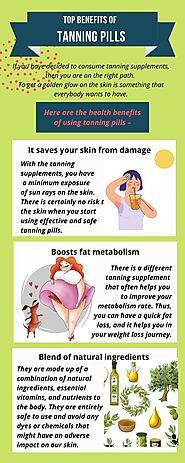Top Benefits of Tanning Pills.