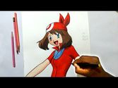 how to draw may haruka from pokemon